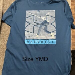 Under Armour Blue Kids Short Sleeve Tee